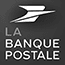 Logo de la banque postale, produits et services bancaires à destination des particuliers et professionnels.